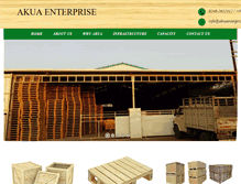 Tablet Screenshot of akuaenterprise.com